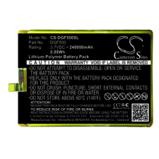  CS-DGF500SL Telefon akkumulátor 2400 mAh mobiltelefon akkumulátor