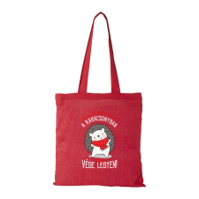  Csak egy dolgot várok a karácsonyban V2 - Bevásárló táska Piros egyedi ajándék