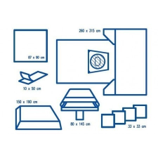  Császár szett incíziós fóliával zárt lábas 8db gyógyászati segédeszköz
