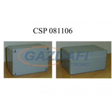 Csatári Plast CSATÁRI PLAST CSP081106 poliészter doboz, üres, 80x110x60mm, IP 65 fekete, halogénmentes villanyszerelés