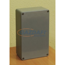 Csatári Plast CSATÁRI PLAST CSP162609 poliészter doboz, üres, 160x260x90mm, IP 65, szürke, halogénmentes villanyszerelés