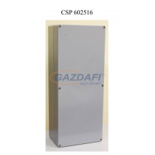 Csatári Plast CSATÁRI PLAST CSP602516 poliészter doboz, üres, 600x250x160mm, IP 65 szürke, halogénmentes villanyszerelés