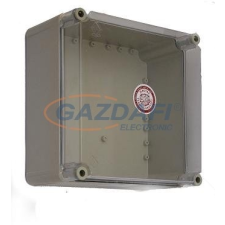 Csatári Plast CSATÁRI PLAST PVT 3030ÁF üres doboz, átlátszó fedél, 300x300x170mm villanyszerelés