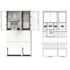 Csatári Plast PVT-K-L Á-V-Hv Fm-SB fogyasztásmérő szekrény villanyszerelés