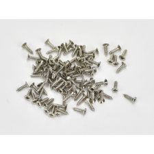  Csavar 2*8mm ezüst 100db/csomag dekorációs kellék