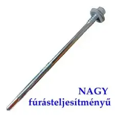Csavar Szendvicspanel csavar 6,3 / 5,5x180 nagy fúrásteljesítményű EPDM alátéttel barkácsolás, csiszolás, rögzítés