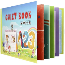  Csendes könyv - Csináld magad  fejlesztő könyv (számok) kreatív és készségfejlesztő