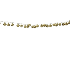 Csengő girland fém arany 2x120cm karácsonyfadísz