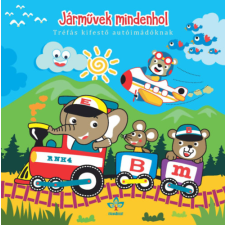 Csengőkert Kft. Járművek mindenhol - Tréfás kifestő autóimádóknak kreatív és készségfejlesztő