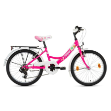 CSEPEL Flora 20" gyerekbicikli - Neon rózsaszín gyermek kerékpár