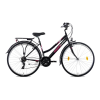 CSEPEL Landrider 2021 28-as női trekking kerékpár, acél, 21s, 17-es vázméret, fekete