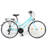 CSEPEL Landrider Alu. női 21 seb. trekking kerékpár 19" Türkiz