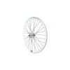 CSEPEL Royal Luxus 28-as (622 mm - 700C) Fixi flip-flop hátsó kerék, csavaros tengellyel, fehér