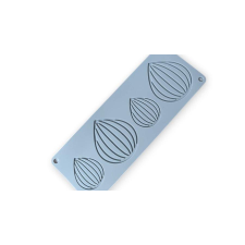  Csepp alakú csoki dísz készítő szilikon forma, 4 adagos sütés és főzés