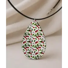  Cseresznyés csepp alakú nyaklánc nyaklánc