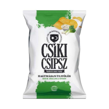 Csíki Csipsz gluténmentes csipsz - hagymásan tejfölös 50 g reform élelmiszer