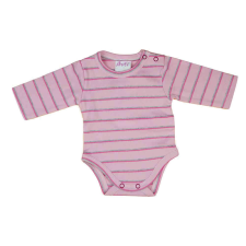 Csíkos vállonpatentos baba body - 74-es méret kombidressz, body