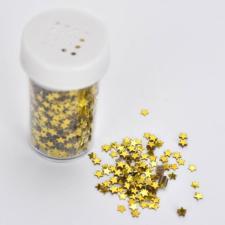 Csillag flitter arany 30ml dekorációs kellék