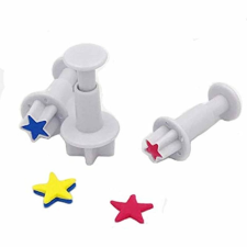  Csillag kiszúró szett / 3 darabos sütés és főzés