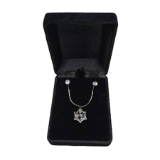 Csillag- Swarovski kristályos nemesacél ékszerszett ékszer szett