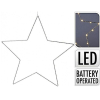  Csillagdekoráció fém, led világítással.  Mérete: 295 mm