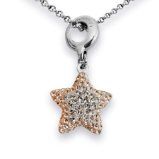 Csillagom- Swarovski kristályos ezüst nyaklánc nyaklánc