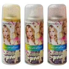 Csillám hajlakk Glitter Spray Ezüst 58 g hajformázó