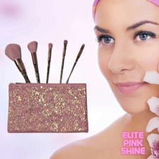 Csillám pink smink ecset készlet / Elite Pink Shine - Makeup smink kiegészítő