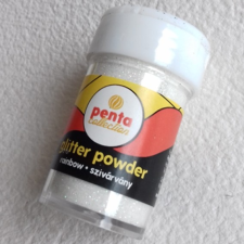 Csillámpor 15gr SZIVÁRVÁNY FEHÉR dekorglitter
