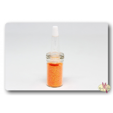  Csillámpor csőrös üvegben - Narancs 7 ml csillámtetoválás