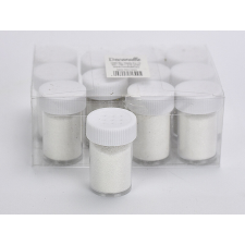  Csillámpor fehér 12db - OKOS ÁR! dekorációs kellék