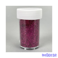  Csillámpor tégelyben 30ml - Magenta dekorációs kellék