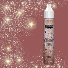  Csillámtoll 30ml - bronz dekorációs kellék