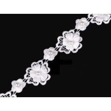  Csipke gyöngyökkel dekorációs kellék