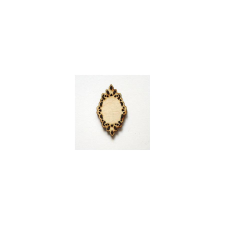 Csipkés táblácska, mérete: 3,5x6 cm dekorációs kellék