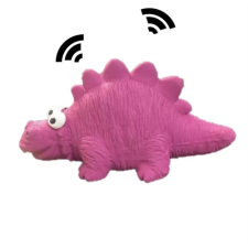  CSIPOGÓ LATEX GUMI KUTYAJÁTÉK-DÍNÓ-PINK játék kutyáknak