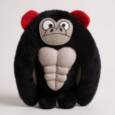  Csipogó plüss gorilla kutyajáték játék kutyáknak