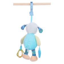 Csíptethető, rágókás baby plüss - kutya - 25cm plüssfigura