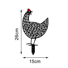  Csirke Kerti Dísz Tyúkanyó kerti dekoráció