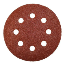  Csiszolókorong lyukakkal (tépőzáras) 125 mm - P150 - 5 db barkácsgép tartozék