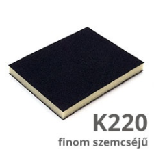  Csiszolószivacs 2 oldalú (K220 finom szemcséjű) vékony festő és tapétázó eszköz