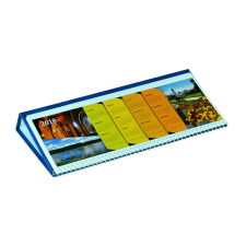 Csízió "Öko" Fekvő Asztali Naptár - Kék naptár, kalendárium