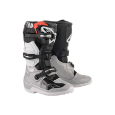Csizma Alpinestars Tech 7S ezüst / fekete / piros 42 motoros csizma