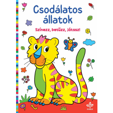 Csodálatos állatok – Színezz, betűzz, játssz! gyermek- és ifjúsági könyv