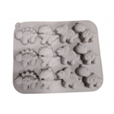  Csokoládé kiöntõ forma dínó minta szilikon vegyes szín T10118 konyhai eszköz