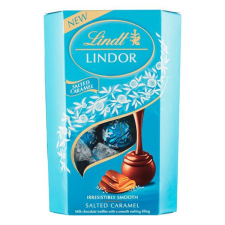  Csokoládé LINDT Lindor Salted Caramel sós karamellás csokoládé golyók díszdobozban 200g csokoládé és édesség