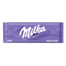  Csokoládé MILKA Alpesi tejcsokoládés 270g csokoládé és édesség