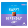  Csokoládé MILKA Happy Birthday alpesi tejkrémes 110g