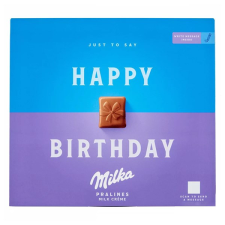  Csokoládé MILKA Happy Birthday alpesi tejkrémes 110g csokoládé és édesség