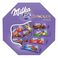  Csokoládé válogatás MILKA Singles mix 138g csokoládé és édesség